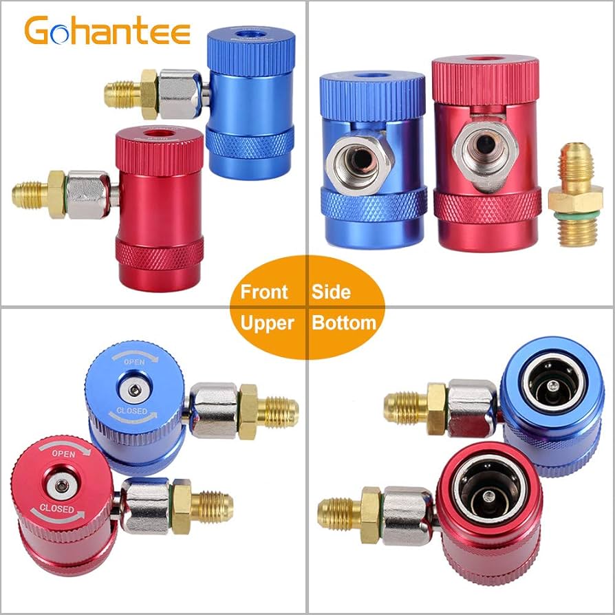 R1234yf Quick Couplers Adapter, High Low Side R1234yf Manual